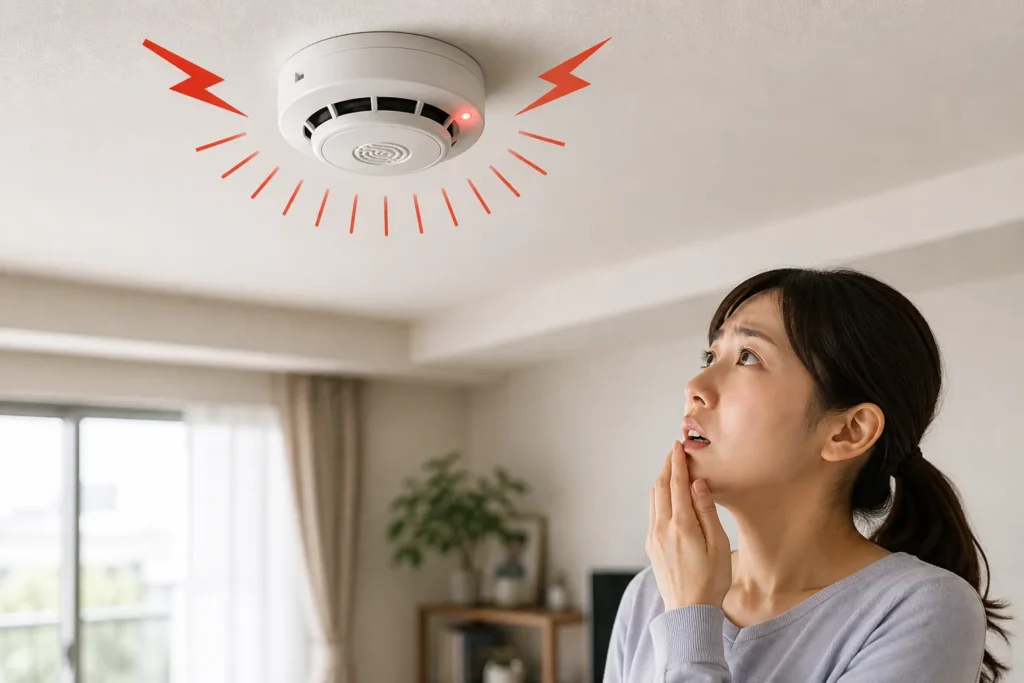 火災感知器周辺の誤作動